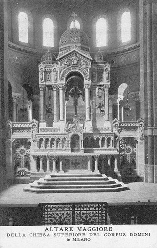 Cartolina Milano Chiesa Corpus Domini Altare Maggiore | Immagine principale