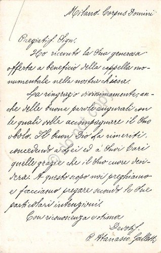 Cartolina Milano Chiesa Corpus Domini Altare Maggiore | Immagine Gallery 2