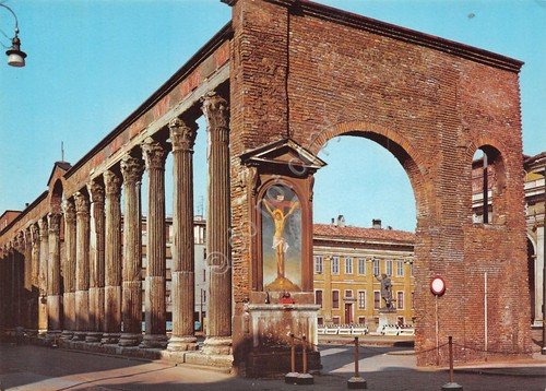 Cartolina Milano Colonne di San Lorenzo