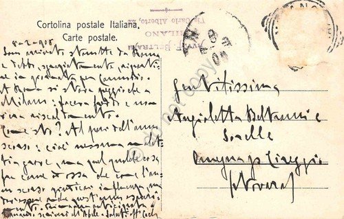 Cartolina Milano Colonne di San Lorenzo 1906