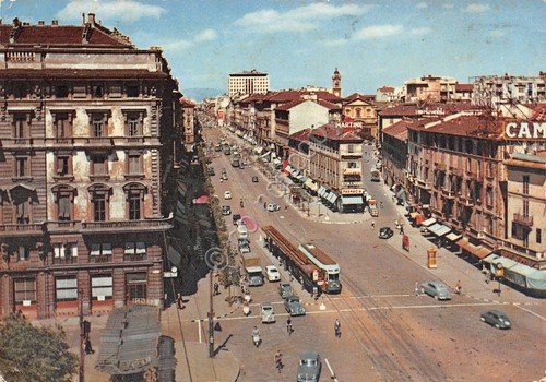 Cartolina Milano Corso Buenos Ayres 1957 | Immagine principale