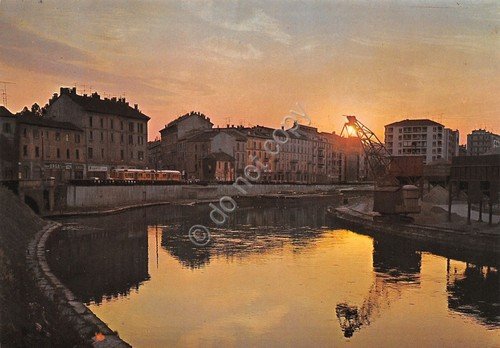 Cartolina Milano Darsena di Porta Ticinese