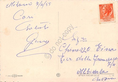 Cartolina Milano Duomo 1955 | Immagine Gallery 2