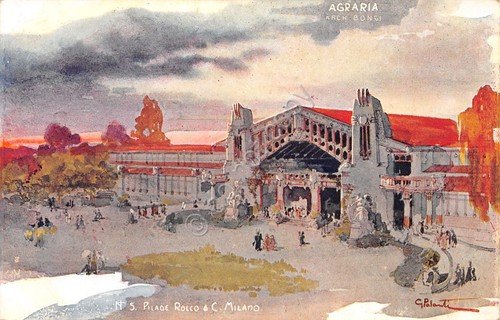 Cartolina Milano Esposizione 1906 Pilade Rocco n. 5 Agraria Arch … | Immagine principale