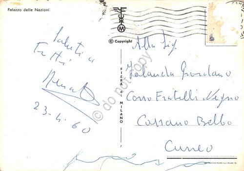 Cartolina Milano Fiera di Milano Padiglione delle Nazioni 1960 | Immagine Gallery 2