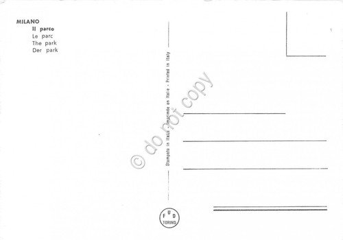 Cartolina Milano Il Parco | Immagine Gallery 2