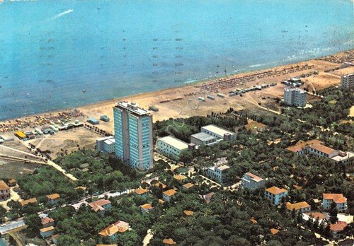 Cartolina Milano Marittima Panorama aereo 1968 (Ravenna) | Immagine principale