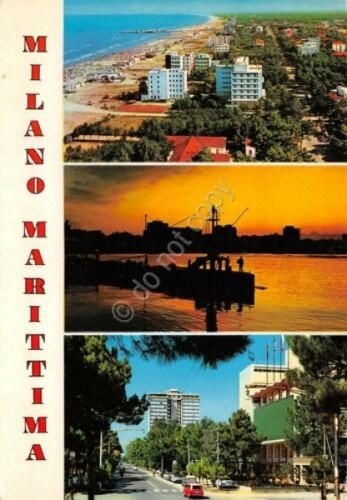 Cartolina Milano Marittima vedute 1968 (Ravenna) | Immagine principale