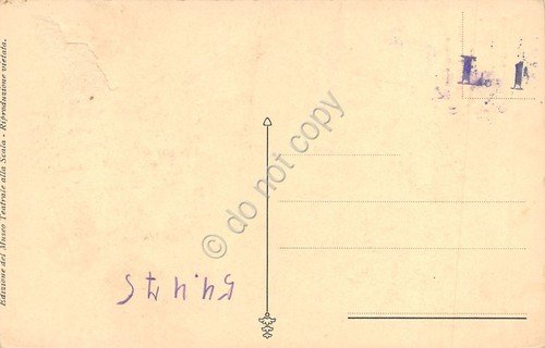 Cartolina Milano Museo Teatrale alla Scala Florindo Statuetta veneziana | Immagine Gallery 2