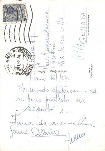 Cartolina Milano Nuovo Grattacielo 1959