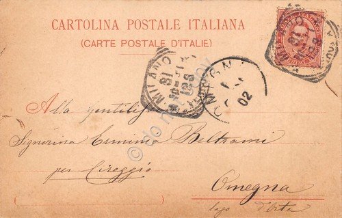 Cartolina Milano Panorama di Gerusalemme illustrata 1902 | Immagine Gallery 2