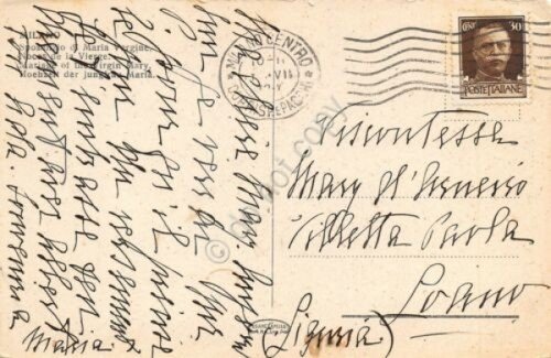 Cartolina Milano Sposalizio di Maria Vergine anni '30 | Immagine Gallery 2