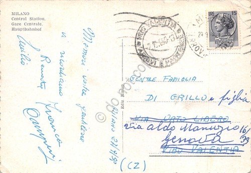 Cartolina Milano Stazione Centrale 1959 | Immagine Gallery 2