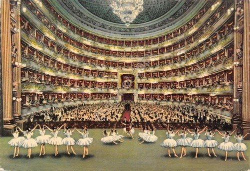 Cartolina Milano Teatro alla Scala interno Balletto | Immagine principale