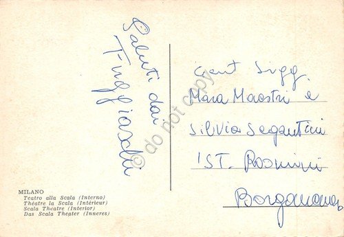 Cartolina Milano Teatro alla Scala interno Balletto | Immagine Gallery 2