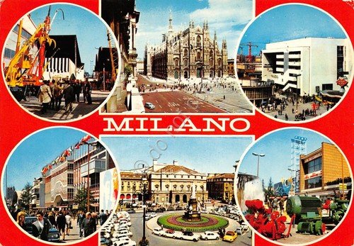 Cartolina Milano vedute 1972 | Immagine principale