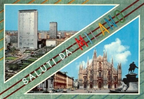 Cartolina Milano vedute | Immagine principale