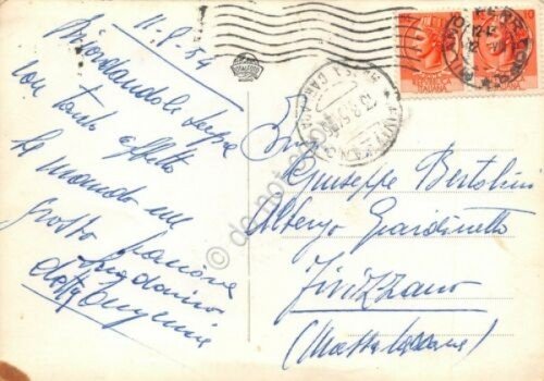 Cartolina Milano Via Plinio Via Eustachi 1954 | Immagine Gallery 2