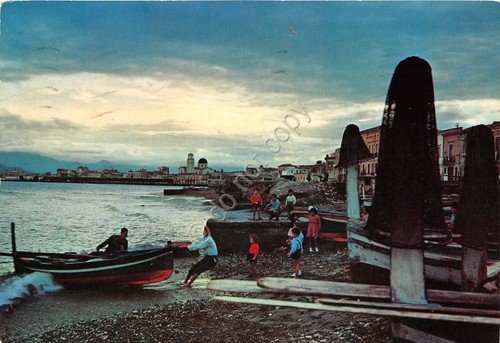 Cartolina Milazzo Marina Garibaldi 1981