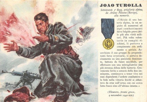Cartolina Militare - WW2 Medaglie d'oro n. 17 - Turolla … | Immagine principale