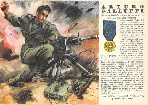 Cartolina Militare - WW2 Medaglie d'oro n. 32 - Galuppi … | Immagine principale