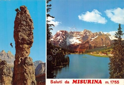 Cartolina Misurina 2 vedute (Trento)