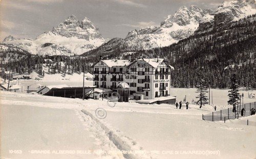 Cartolina Misurina Albergo delle Alpi | Immagine principale