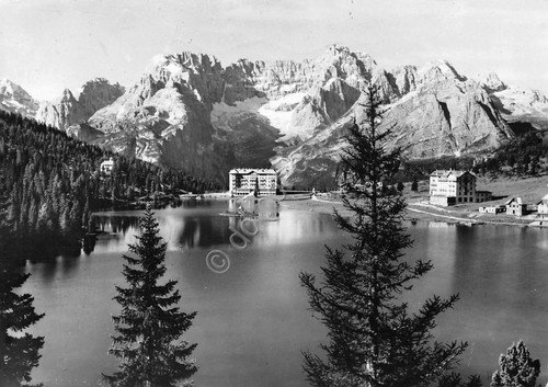 Cartolina Misurina Lago Serapis 1966 (Belluno)