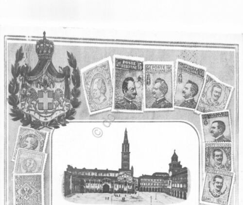Cartolina Modena Illustrata Piazza Maggiore Timbro filatelico 1993 | Immagine principale