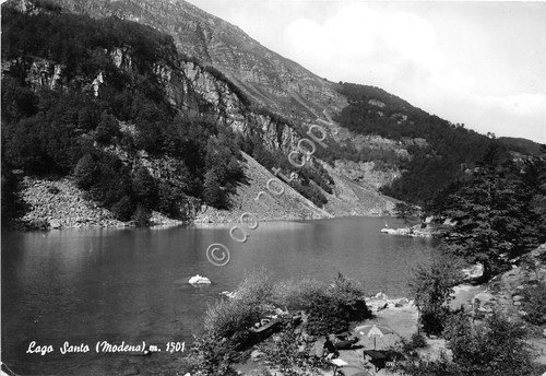 Cartolina Modena Lago Santo Rifugio Vittoria 1966