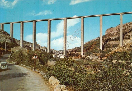 Cartolina Modica Ponte Guerrieri 1969