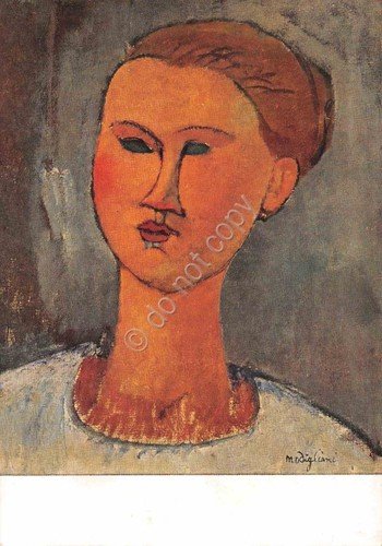 Cartolina Modigliani Testa di donna Edizioni del Milione Serie a … | Immagine Gallery 1