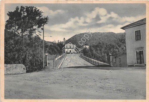 Cartolina Molare Alessandria Santuario B.V. delle Rocce 1947