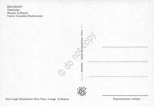 Cartolina Molinaro Molinara vedute varie Piazza S. Maria Torre castello … | Immagine Gallery 2