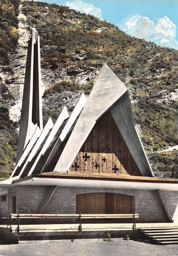 Cartolina Mompantero di Susa Santuario Madonna del Rocciamelone 1964