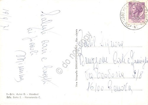 Cartolina Monasterolo Casotto Entrata del paese 1971 | Immagine Gallery 2