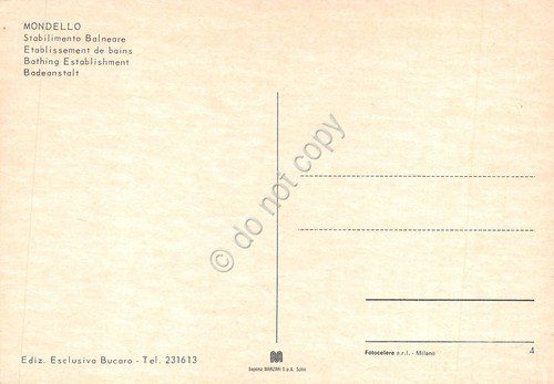 Cartolina Mondello Stabilimento balneare vista dall'alto | Immagine Gallery 2