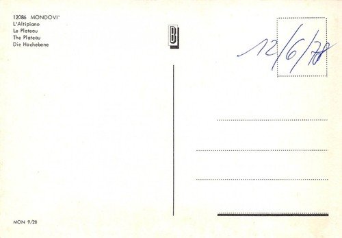 Cartolina Mondovì panorama dall'alto | Immagine Gallery 2