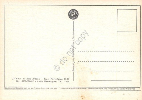 Cartolina Mondragone vedute varie grafica cielo stellato anni '90 | Immagine Gallery 2