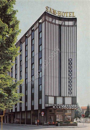 Cartolina Monfalcone S.A.M. Hotel Bar da Bruno 1985 | Immagine principale