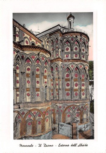 Cartolina Monreale Duomo esterno dell'Abside | Immagine principale