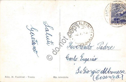 Cartolina Montagnaga di Pinè la Comparsa | Immagine Gallery 2