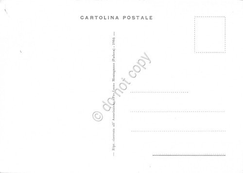 Cartolina Montagnana il Duomo e la piazza illustrata | Immagine Gallery 2