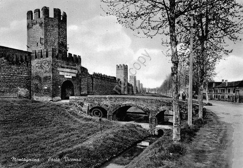 Cartolina Montagnana Porta Vicenza (Padova) | Immagine Gallery 1