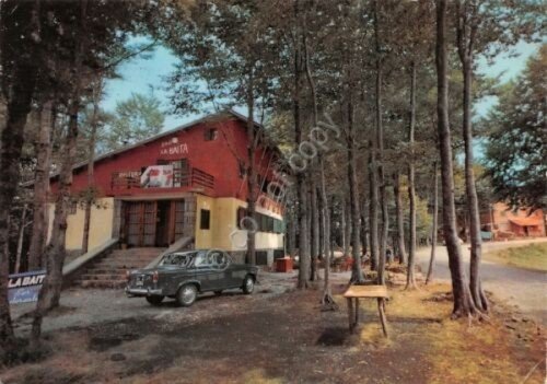 Cartolina Monte Amiata Ristorante la Baita timbro bar seggiovia 1973