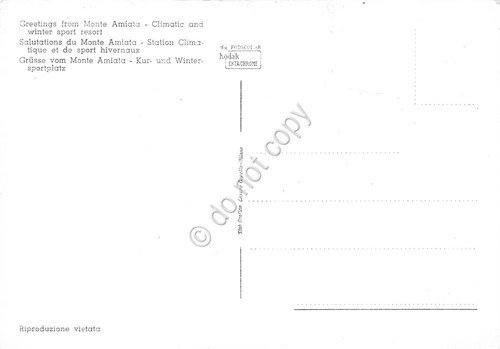 Cartolina Monte Amiata varie vedute animata (Siena)