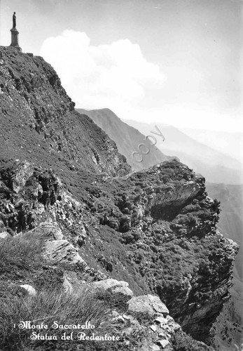 Cartolina Monte Saccatello Statua del Redentore | Immagine principale