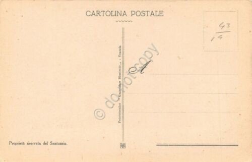 Cartolina Monte Santo Basilica del Santuario Interno