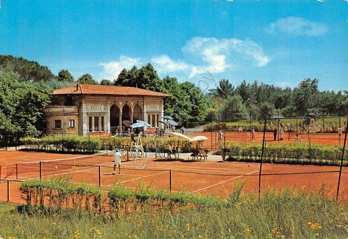 Cartolina Montecatini Terme Campi da tennis | Immagine principale