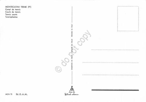 Cartolina Montecatini Terme Campi di tennis